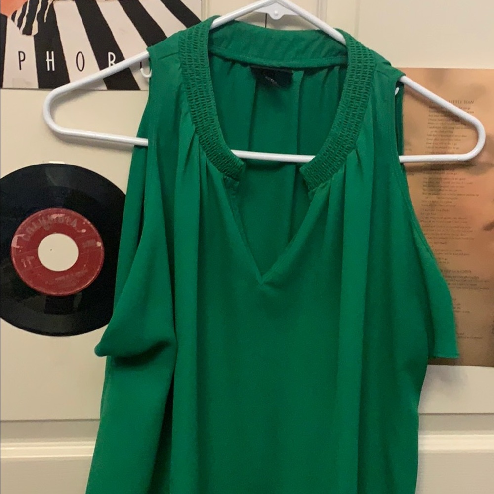 green dress shirt